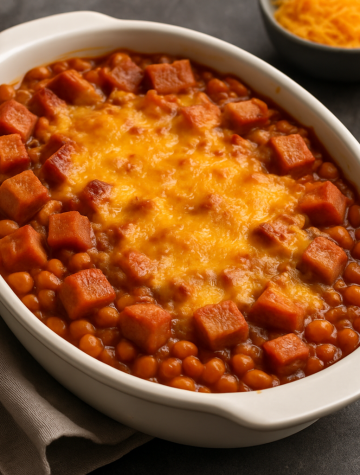 Spam, Spam, Spam, Spam, Spam, Spam, Baked Beans, Spam, Spam, Spam, and Spam